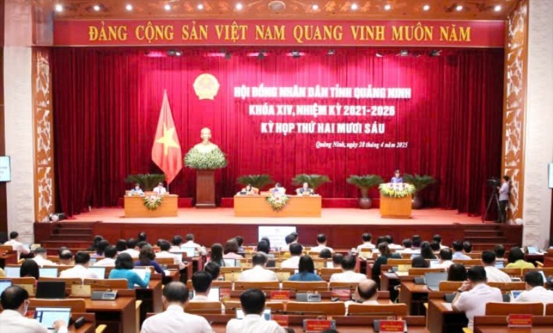 Kỳ họp thứ 26 HĐND tỉnh Quảng Ninh khóa XIV thông qua 9 Nghị quyết