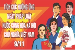 Hưởng ứng Ngày pháp luật nước Cộng hòa Xã hội chủ nghĩa Việt Nam 09/11/2023