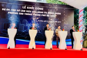 Lễ khởi công dự án Trụ sở làm việc của Đảng ủy, HĐND, UBND phường Cao Thắng, thành phố Hạ Long