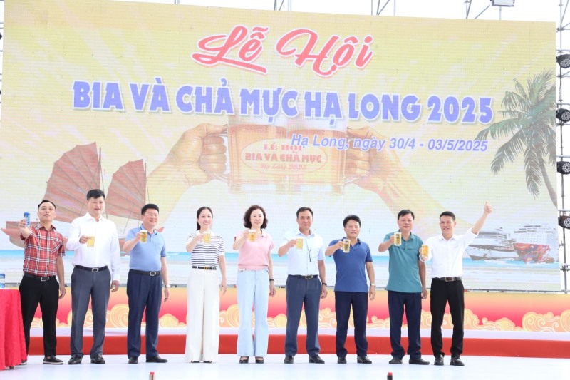 Khai mạc lễ hội Bia – Chả mực Hạ Long 2025