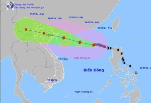 Tin Bão số 3 - dự báo mạnh cấp 12-13, giật cấp 16 khi vào vịnh Bắc Bộ